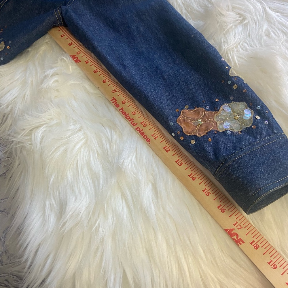Embroidered Denim Jacket - Picture 9 of 9